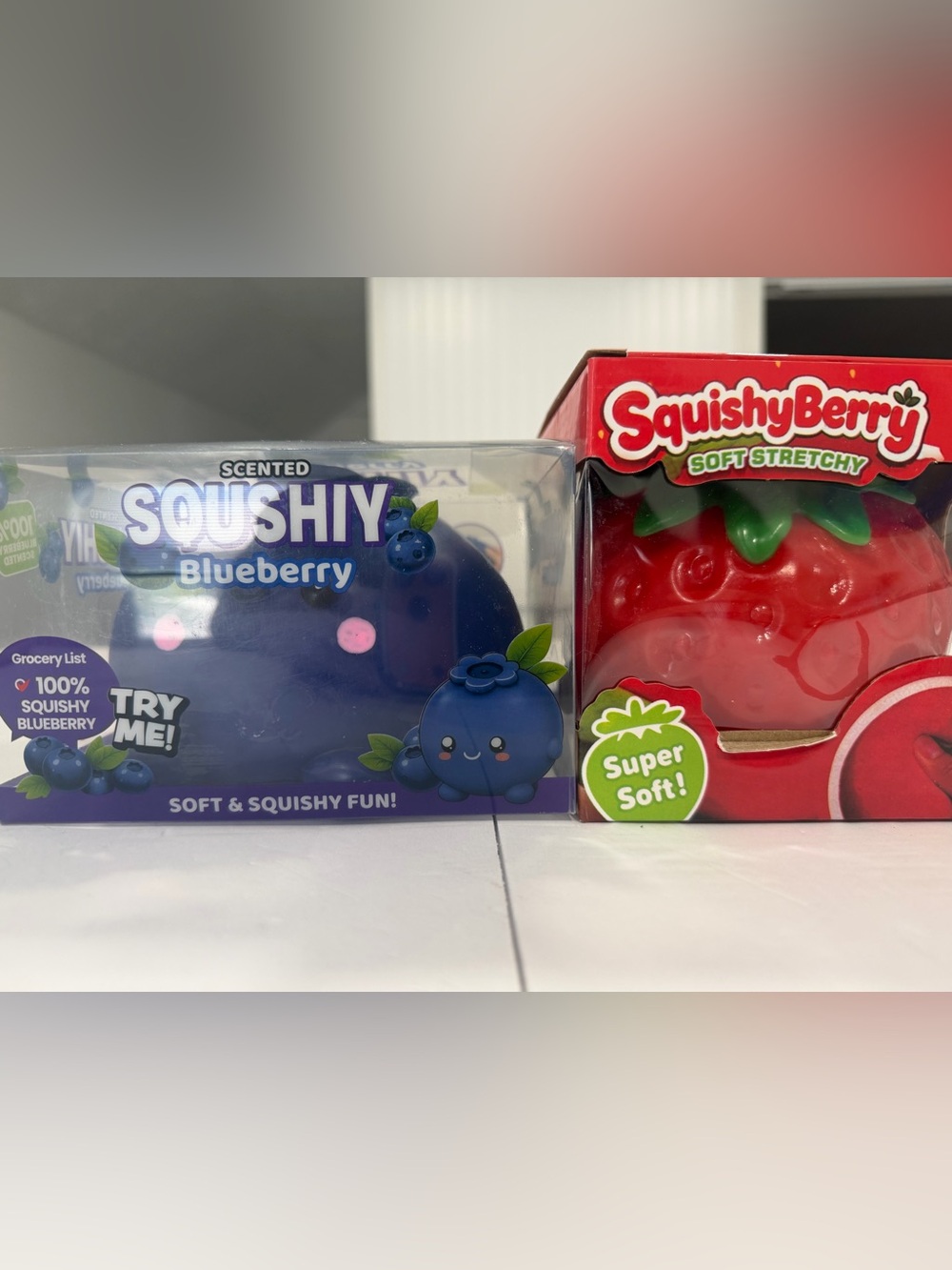 Jumbo Squishy Blueberry And Strawberry bundle: Blueberry Is Scented